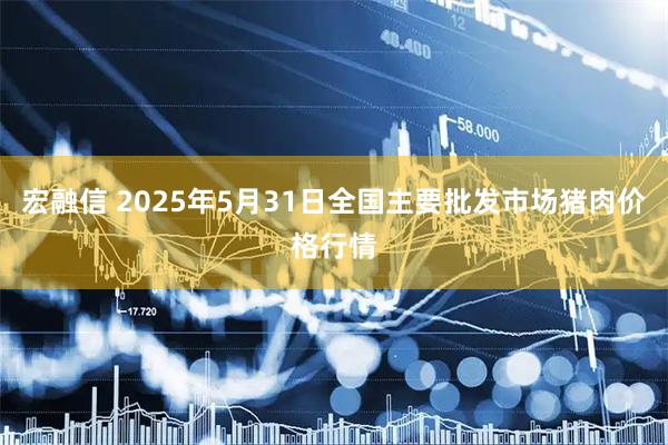 宏融信 2025年5月31日全国主要批发市场猪肉价格行情